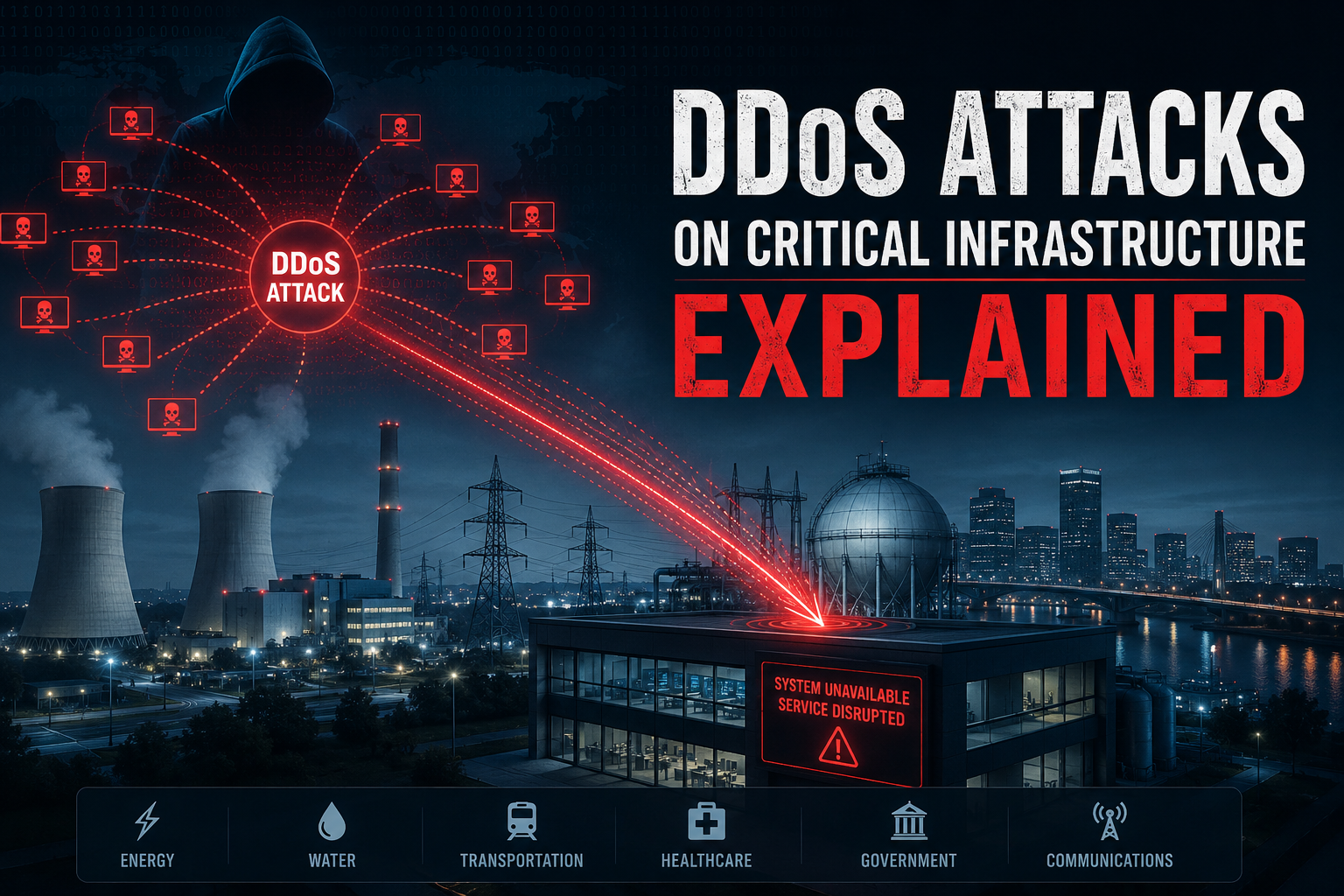 DDoS Attacks on Critical Infrastructure Explained